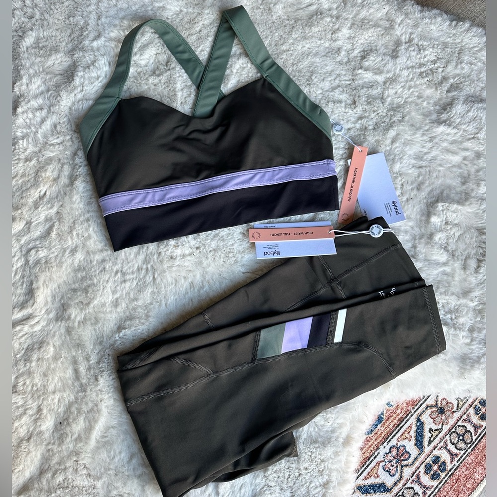 Lilybod sports bra and legging set